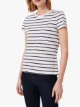 Hobbs Pixie Stripe T-Shirt, White/Multi