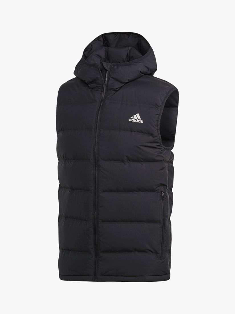 adidas Helionic Hooded Down Insulated Gilet at & Partners