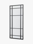 John Lewis Metal Frame Rectangular Wall Mirror, Black