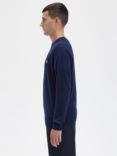 Fred Perry Classic Crew Neck Knit Jumper, Navy