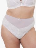 Oola Lingerie Tonal Lace High Waist Knickers