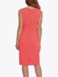 Gina Bacconi Drucilla Wrap Waist Dress, Orange Red