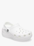 Crocs Classic Platform Clogs, White