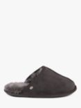 Just Sheepskin Donmar Sheepskin Mule Slippers, Dark Grey