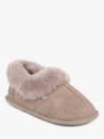 Just Sheepskin Classic Suede Slippers, Dove