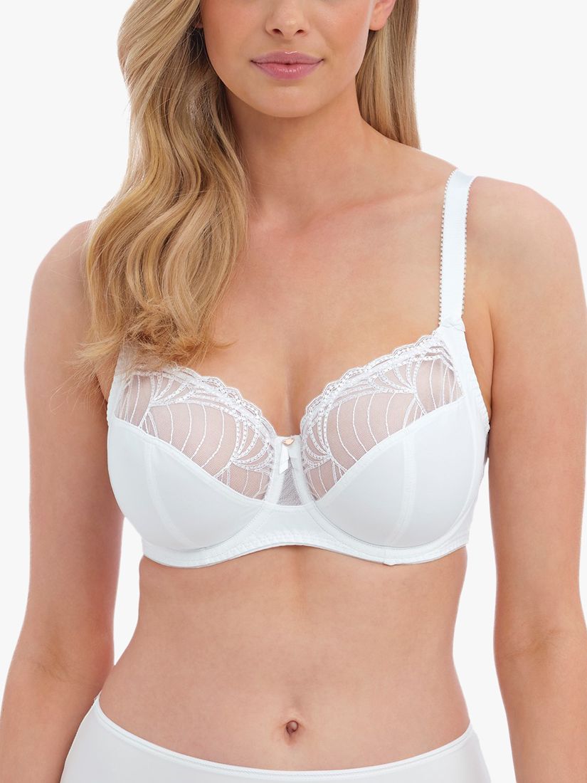 Buy Latte Nude Recycled Lace Full Cup Comfort Bra - 32F, Bras