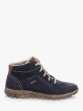 Josef Seibel Steffi 53 Leather Waterproof Ankle Boots, Blue Ocean