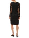 Phase Eight Isobel Tapework Detail Dress, Black