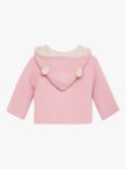 Trotters Lapinou Baby Teddy Cashmere Blend Coat, Pale Pink