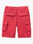 Crew Clothing Kids' Cargo Shorts, Red