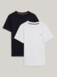 Tommy Hilfiger Kids' Plain Logo T-Shirts, Pack of 2