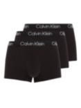 Calvin Klein Stretch Cotton Trunks, Pack of 3, Black