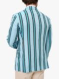 KOY Kikoy Striped Blazer, Turquoise