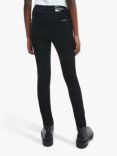 Calvin Klein Girls' Denim Skinny Jeans, Clean Black