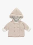 The Little Tailor Baby Plush Lined Knitted Pram Jacket