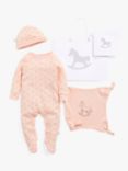 The Little Tailor Baby Three Piece Set, Pink