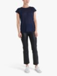 InWear Faylinn Linen T-Shirt, Marine Blue