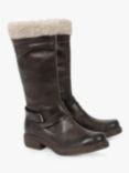 Celtic & Co. Sheepskin Trim Cuff Long Boots, Tanners Brown, Tanners Brown
