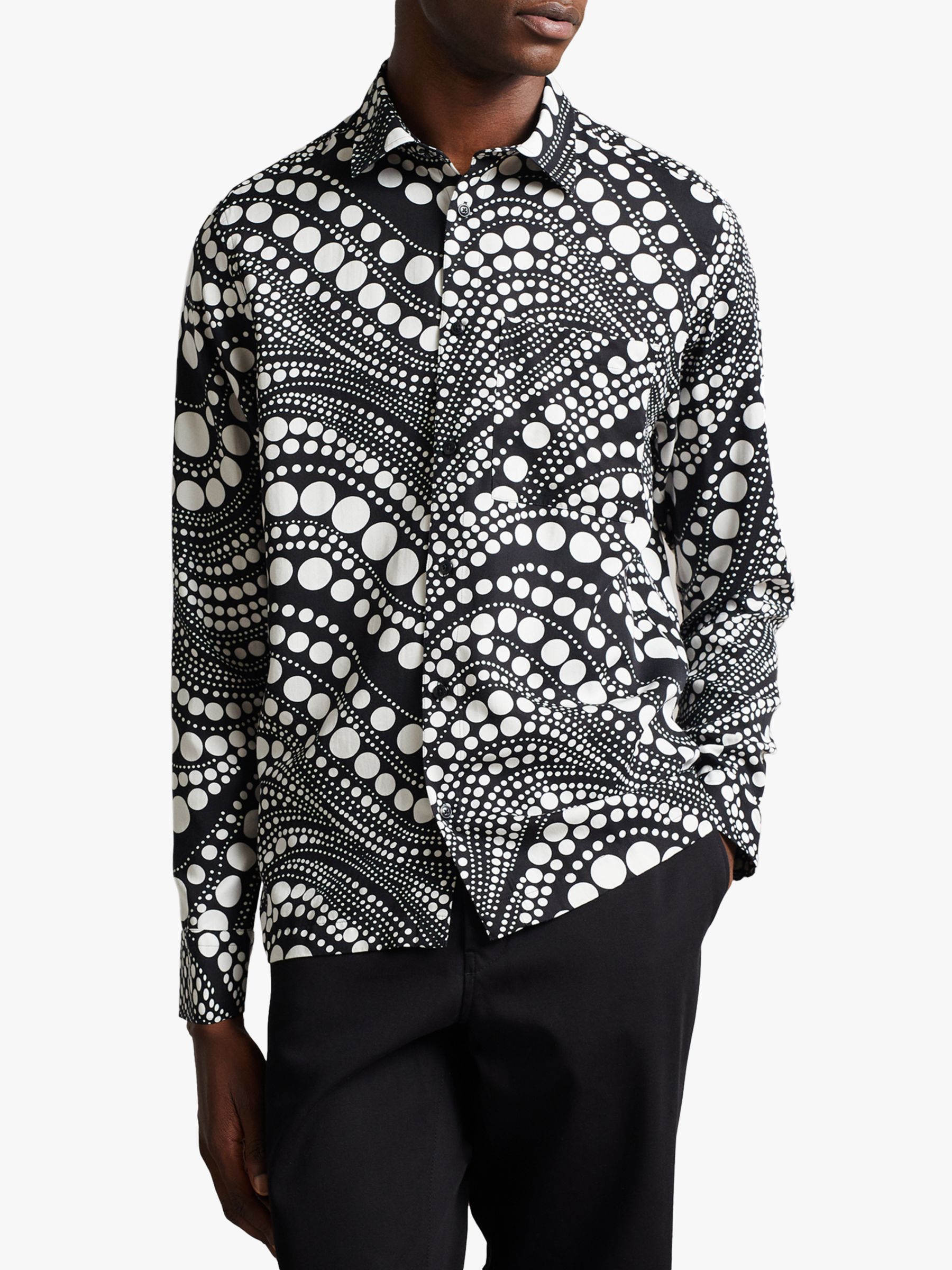 Ted Baker Prepare Abstract Spot Print ...