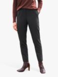 Pure Collection Relaxed Tapered Trousers, Black