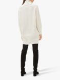 Phase Eight Nisha Roll Neck Knitted Dress, Winter White