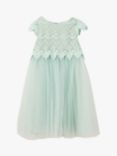 Angel & Rocket Kids' Lucy Lace Bodice Dress, Mint Green