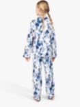Cyberjammies Kids' Ellie Leopard Print Pyjama Set, Blue/Multi, Blue/Multi