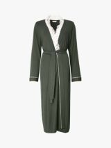 Cyberjammies Lace Trim Dressing Gown, Olive