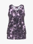 Venice Beach Shay Gym Vest, Ink Spot/Obsidian/Puristic Lilac