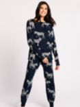 Chelsea Peers Zebra Print Recycled Pyjama Set