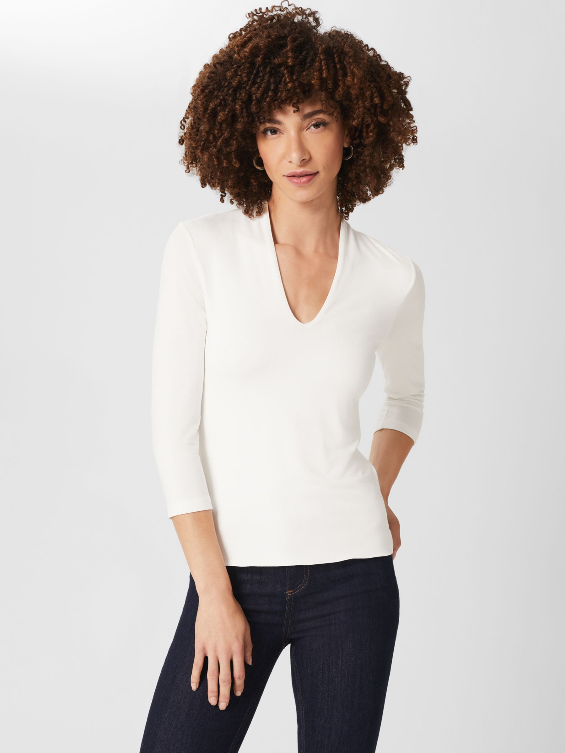 INC International Concepts Core Topper Shirt White Large 