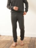 Truly Cashmere Joggers, Charcoal Marl