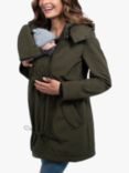 Wombat & Co Wombat Shell Babywearing Maternity Parka Jacket, Camo Green