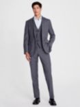 Moss Tailored Fit Twill Suit Jacket, Grey