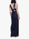 Whistles  Lace Tie Back Maxi Dress, Navy