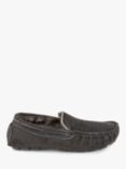 totes Isotoner Suede Moccasin Slippers, Grey