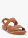 FitFlop Gracie Leather Double Strap Sandals, Light Tan
