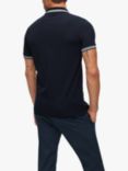 BOSS Paddy Short Sleeve Polo Shirt, Dark Blue