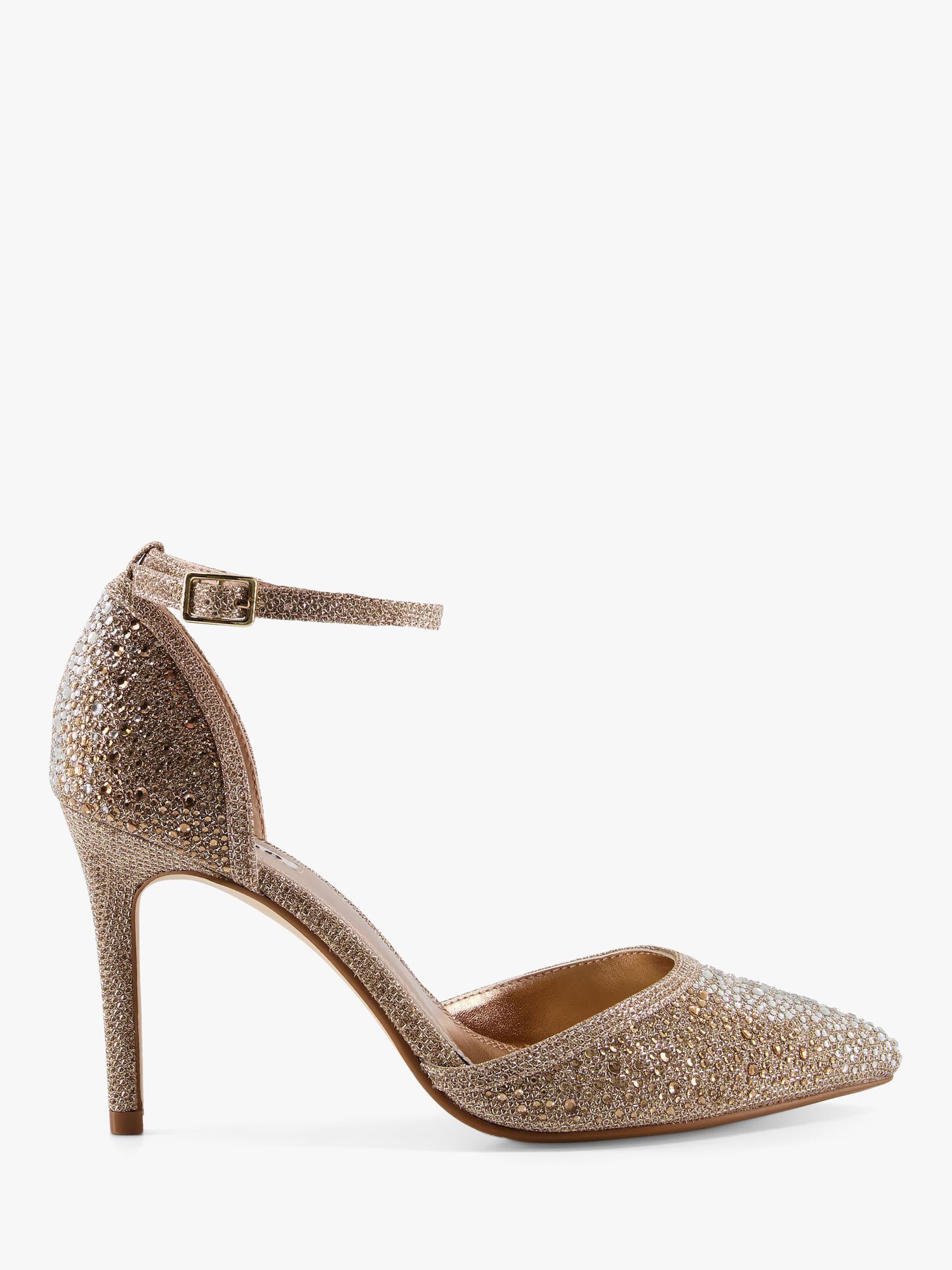 Dune Darcia Diamante Embellished Court Shoes