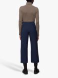 Whistles Camilla Wide Leg Trousers, Navy