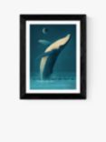 EAST END PRINTS Dieter Braun 'Humpback Whale' Framed Print