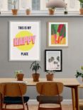 EAST END PRINTS HollieGraphik 'Happy Place' Framed Print