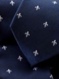 Charles Tyrwhitt Fleur de Lys Print Stain Resistant Silk Tie, French Blue