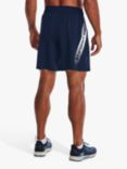 Under Armour Woven Graphic Gym Shorts, Academy Blue