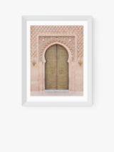 EAST END PRINTS Sisi and Seb 'Moroccan Door' Framed Print