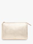 Whistles Elita Leather Double Pouch Clutch Bag