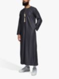 Islamic Impressions Hamdan Thobe Jubbah, Grey Dark