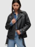 AllSaints Billie Leather Biker Jacket