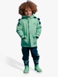 Roarsome Kids' Spike Dinosaur Waterproof Winter Coat, Light Green