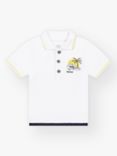 Timberland Baby Wave Logo Polo Shirt, White